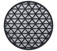 Outdoor Carpet ARAKIL Black Ø200 cm PP Balcony Blanket Rug vidaXL