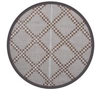 Outdoor Carpet ARAKIL Brown Ø200 cm PP Balcony Blanket Rug vidaXL