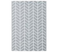 Outdoor Carpet ARAKIL Grey 160x230 cm PP Balcony Rug Blanket vidaXL