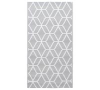 Outdoor Carpet ARAKIL Grey 190x290 cm PP Balcony Rug Blanket vidaXL