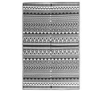 vidaXL Outdoor Rug ARAKIL Black 160x230 cm PP