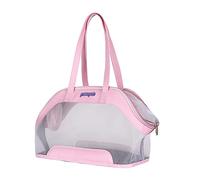 Outdoor Carriers Bag Breathable Portable Tote Bag Travel Meshes Cloth For Cats Dogs Carrying Pet Supplies Pet Carriers Backpacks Bags For Carrying Large Breathable