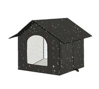 Outdoor Cat Cave - Cold-Resistant Material, Waterproof Oxford Construction, Closed Pet Tent, Warm Sleeping Area, Design | Soothes Sleeping Puppies