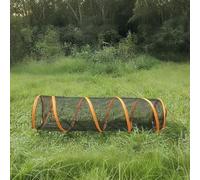 Outdoor Cat Enclosures - 6-in-1 Portable Pop Up Mesh Tents with Play Tunnels for Large Cats, Rabbits, and Small Animals - Hexagon Tent and Pet Playhouse