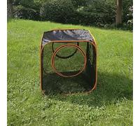 Outdoor Cat Enclosures, Portable Pop Up Mesh Playpen with Tunnels for Cats, Rabbits, and Small Animals - Hexagon Tent for Interactive Pet Play