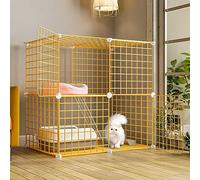 Outdoor Cat House Cages Crate Cage Playpen Enclosure Pet DIY S Large Exercise Place Ideal For 1-4 Cats,Onecolor(75x39x73cm)