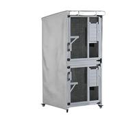 Outdoor Cat House Cover | Large Heavy Duty Full Coverage | Outdoor Kitten Shelter Protection Cover - for Backyard Garden Balcony Park Residential Area Garage Barn Street Corner