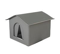 Outdoor Cat House - Foldable Warm Pet Cave for Winter, Heavy Duty Street Cat Shelter | Waterproof Kitten Cave, Easily Install Waterproof Bunny Bed