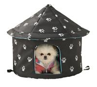 Outdoor Cat House For Outdoor And Indoor Use, Waterproof Shelter For Cats, Dogs, And Feral Animals(Black,S)