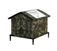 Outdoor Cat House Insulated - Waterproof Thermal Pet Shelter, Foldable Portable Cabin | Warm Tent Refuge for Winter Camping Balcony Garden Patio Apartment Travel Protection winterproof