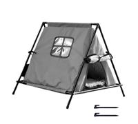 Outdoor Cat House, Lightweight Construction, 40x44x43cm, Triangular Pet Sleeping Tent, Warm Outdoor Animal Shelter, Waterproof Design, For Balcony Garden Garage