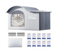 Outdoor Cat House - Summer Cat Cooling House Shelter | Cave Shelter Weatherproof Pet Supplies with Ice Packs for Sleeping Outside Indoor Kitten Dogs Small Animal