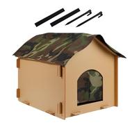 Outdoor Cat House, Warm Cat Shelter, Waterproof Cat House, Stray Cat Shelter, Foldable Cat House, Outdoor Cat Shelter, Cat House With Sleeping Pad, Cat Shelter For Stray Cats, Insulated Cat Shelter
