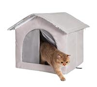 Outdoor Cat House - Warm Weatherproof Shelter with Screen, Comfortable Kitten Bed, Insulated Design with Protective Walls, Pet Haven for Cats Resting, Sleeping, and Staying Safe in Cold Weather
