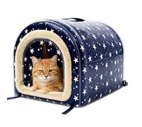 Outdoor Cat House - Waterproof Insulated Winter Shelter With Removable | Foldable Enclosed Pet House For Stray Cats And Dogs | Weather Resistant Outdoor Pet Shelter, M-XL
