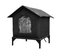 Outdoor Cat House Waterproof, Weatherproof Cat Shelter, 40x38x35cm | Elevated for Stray Cats, Winter and Summer