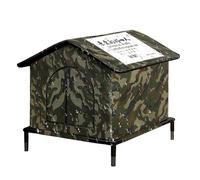 Outdoor Cat House Weatherproof,Insulated Weatherproof Cave - Windproof Foldable Cat Shelter | for All Seasons Puppy Small Animals Outdoor Garden Backyard Patio Balcony Yard Hallway Garage