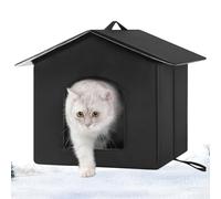 Outdoor Cat House - Weatherproof Thermal Insulation Winter Shelter, Foldable Waterproof Animal Tent Bed With Ground Spikes, Warm Hideaway For Cats, For Lawn Backyard Garden Balcony Patio Yard