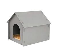 Outdoor Cat House, Weatherproof, Waterproof Closed Hut with Lying , Shelter for Outdoors, for Cats in Winter as a Sleeping Place in the Garden, Patio and Yard
