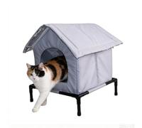 Outdoor Cat House Weatherproof Waterproof Weatherproof Elevated Winter | Outdoor Cat Cave for Garden Patio Backyard Camping Cold Weather Sleeping Pet Kitten