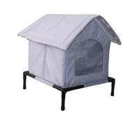 Outdoor Cat House Weatherproof Windproof Sloping Roof Weatherproof | Outdoor Cat Cave for Dog Pet Napping Garden Camping Cold Weather Backyard
