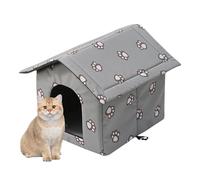Outdoor Cat House - Winter Outside the Animal Shelter, Portable Insulated Cat House, Insulated Wild Cat House House for Winter, Pet House Door, Cold Weather House Stray for Outdoor Community