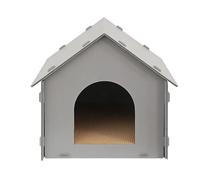Outdoor Cat Hutch Waterproof Closed with Lying Weatherproof Cat Hutch Foldable for Patio, Backyard, Home, Kittens, Animals, Sleeping, Outdoor Nest