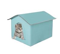 Outdoor Cat Kennels, Shelter for Stray Cats, Warm Foldable Pet Cave for Winter | Waterproof and Rainproof Cave for Kitten, Pet Tent