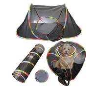 Outdoor Cat Playpen, Foldable Breathable Mesh Tent, Compact Enclosed Playground, Portable Interactive Pet Cage Indoor, Outdoor Play, Safe Space for Cats, 35x33x3cm