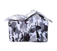 Outdoor Cat Shelter,Windproof Warm Chew-Resistant,Pet Cat Shelter Winter House - for Balcony Backyard Garden Park Garage Barn Residential Area Street Corner