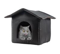 Outdoor Cat Shelter Winter Warm Pet Bed Cave, Shelter Cave Design | Warm A Shelter for Outdoor Stray Cats