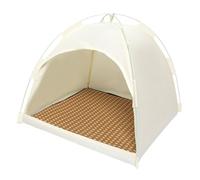 Outdoor Cat Tent House - Pops-Ups Insulated Removable Pet Shelter | Creatives Modern Design Multipurpose Summer Cats Tent for Balcony, Garden Indoor Outdoor Use Portable Cat House