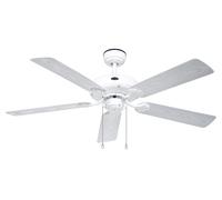 Damp Room Fan Classic Outdoor Ceiling fan Splash Water Proof White IPX4 3 Speed