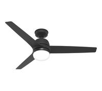 Outdoor Ceiling Fan Seawave Black with Lights & Remote