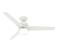 Outdoor Ceiling Fan Seawave White with Lights & Remote