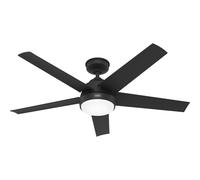 Outdoor Ceiling Fan with Remote 3 Speeds Marina Black Patio Fan with LED Light