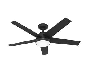 Outdoor Ceiling Fan with Remote 3 Speeds Marina Black Patio Fan with LED Light