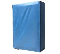 Outdoor Central Air Conditioner Cover, Double-Mouth Full-Sealing Ac Cover, Weatherproof Honeycomb Oxford Cloth Ac Covers for Large Units(Black,43.3x17.7x59in/110x45x150cm)