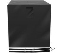 Outdoor Central Air Conditioning Cover The Outdoor Air Conditioning Outer Hood in Winter Has Two Belts, Windproof and Waterproof Design,The Maximum Size is 36*36*39 Inches.(Black,36*36*39 inches)