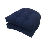 Outdoor Chair Cushions Set of 2 19x19 Inches Waterproof UShaped Cushions for Patio & Garden Furniture Durable Indoor/Outdoor Seat Pads Comfortable & Stylish