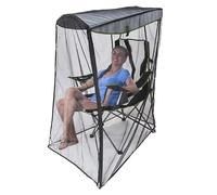 Outdoor Chair Tent - Durable Polyester Sun Shade, Waterproof Cover | 140cm Portable Camping Fly Netting with Ground Spikes, Versatile Travel Shelter for Backpacking Excursions, Patio Garden Seating
