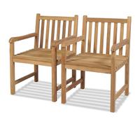 Outdoor Chairs 4 Pcs Solid Teak Wood