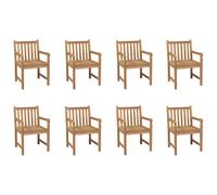 Outdoor Chairs 4 Pcs Solid Teak Wood