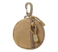 Outdoor Change Wallet, Coin Purse | Round Coin Purse, Wireless Headphone Pack, Keychain, Multifunctional for Hiking and Camping, Mud, riferimento alla descrizione, Please refer to description