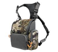 Outdoor Chest Strap Bag With Binoculars - Breathable Lightweight Waterproof Chest Pack | Adjustable Straps Portable Multi-Pocket Organizer | For Bird Watching Hiking Mountaineering Exploration