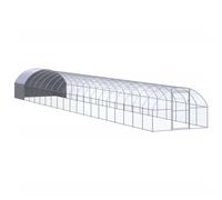 Outdoor Chicken Coop 3x20x2 m Galvanised Steel