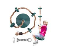 Outdoor Children's Climbing Rope Swing With Platform for Tree Disc, Garden Plate Swing - Maximum Load Approx. 200 kg