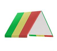 Outdoor Children's Play Equipment Sunshade, Waterproof Canopy for Swings, UV Shielding and Weather Resistant for Year Round Use (Black and green)