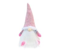 Outdoor Christmas Decoration The Christmas Telescopic Rod Faceless Doll Window is Decorated with Santa(White, 28x15)