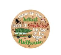 Outdoor Christmas Decorations Christmas Door Sign Merry Front Door Sign Farmhouse Porch Decoration Welcome Berry Decoration Home Guest (Yellow, One Size)